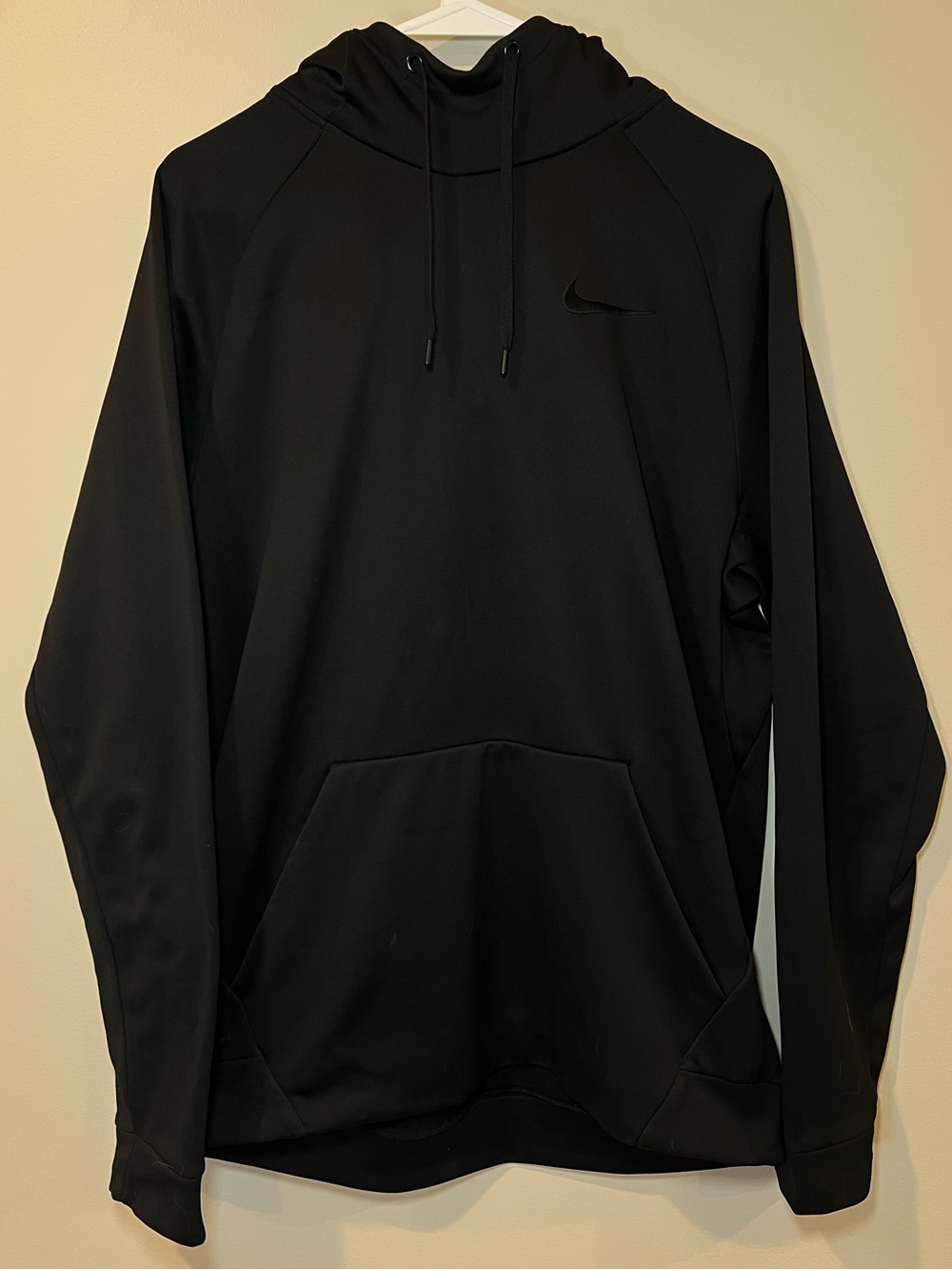 Nike Therma-Fit Men’s Large Black Hoodie Sweatshirt Pullover